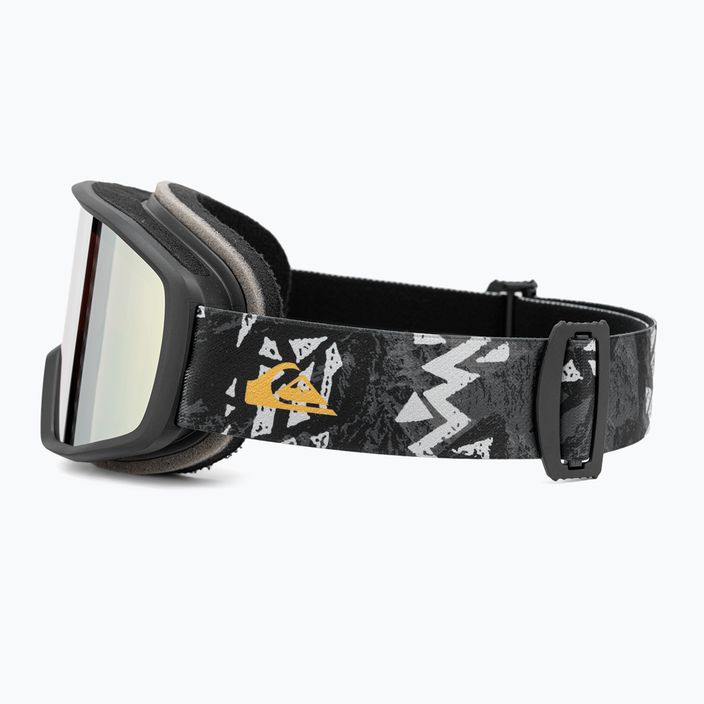 Quiksilver Harper jagged peak μαύρα/χρυσά γυαλιά snowboard 4