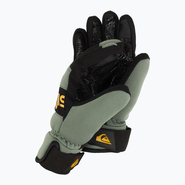 Ανδρικά γάντια snowboard Quiksilver Method με δάφνινο στεφάνι