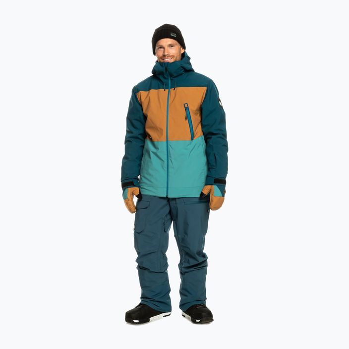 Quiksilver Utility ανδρικό παντελόνι snowboard majolica blue 8
