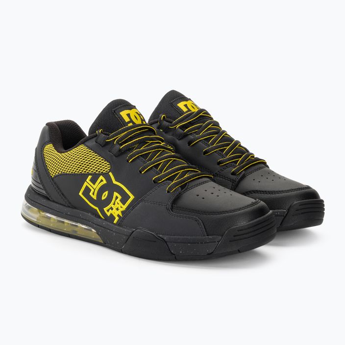 DC Versatile Le μαύρο/κίτρινο ανδρικά παπούτσια 4