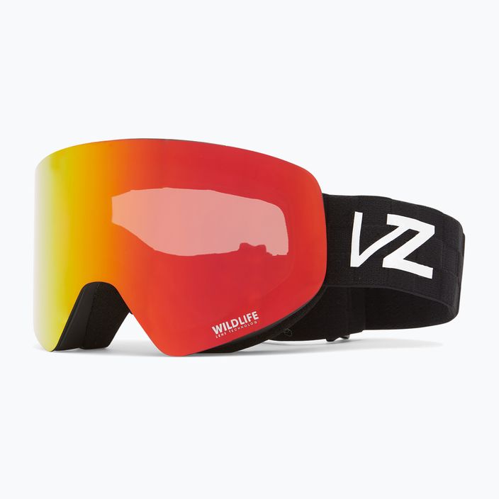 VonZipper Encore μαύρα σατέν / wildlife fire chrome γυαλιά snowboard 5