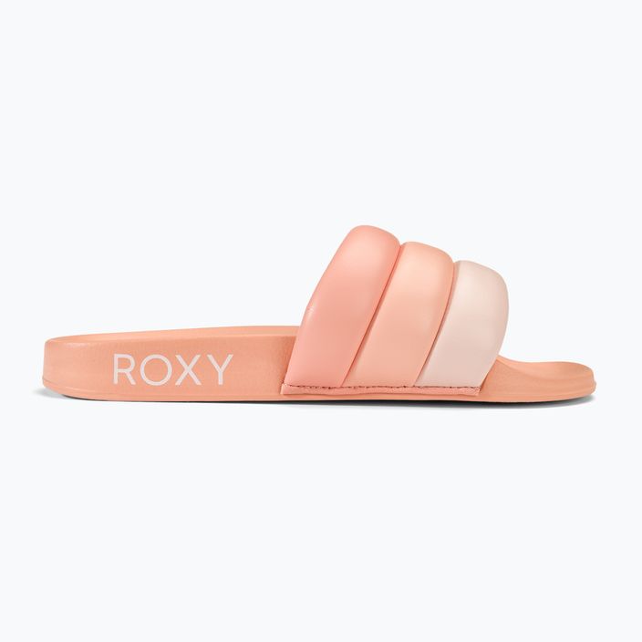 ROXY Puff It ροδάκινα γυναικεία σαγιονάρες 2