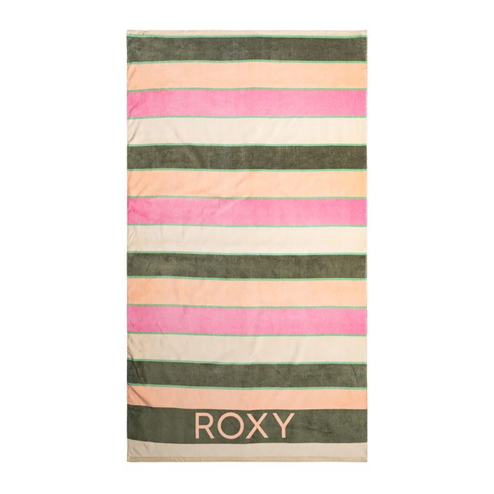 ROXY Cold Water Printed πετσέτα agave green very vista stripe 2