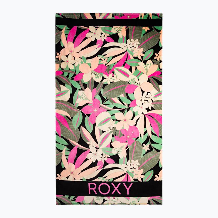 ROXY Cold Water Printed πετσέτα ανθρακί παλάμη τραγούδι τσεκούρια