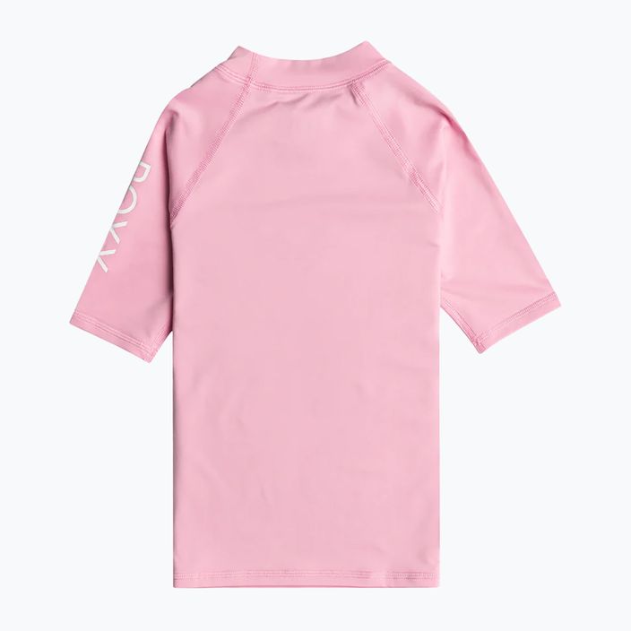 ROXY Whole Hearted πρίσμα ροζ παιδικό μπλουζάκι για κολύμπι 2