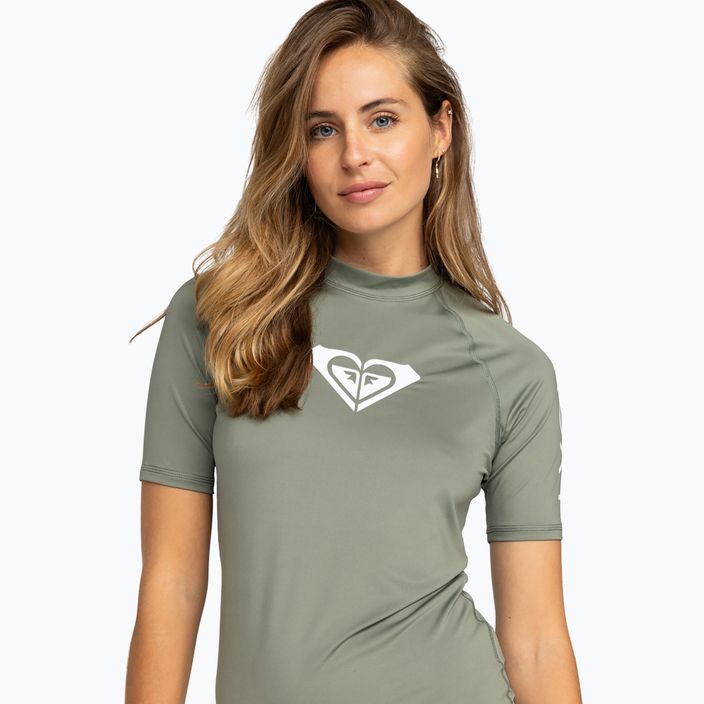 Γυναικείο κολυμβητικό t-shirt ROXY Whole Hearted agave green 5
