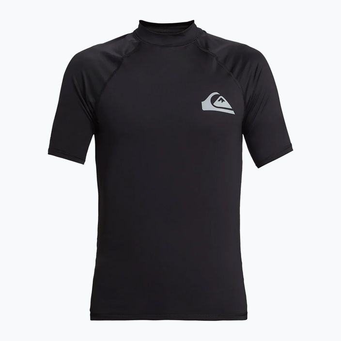 Quiksilver Everyday UPF50 μαύρο ανδρικό μπλουζάκι για κολύμπι 5