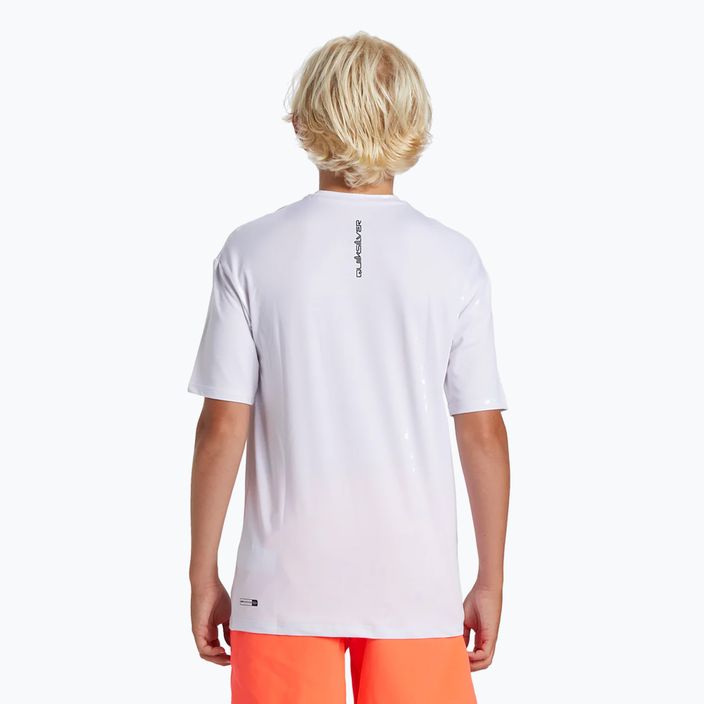 Quiksilver Everyday Surf Tee λευκό παιδικό μπλουζάκι για κολύμπι 2