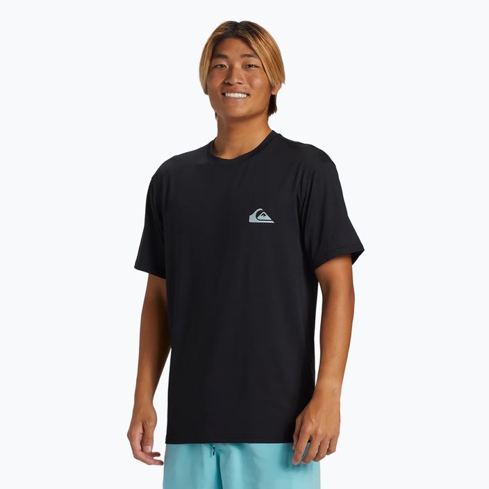 Quiksilver Everyday Surf Tee μαύρο ανδρικό μπλουζάκι για κολύμπι 2