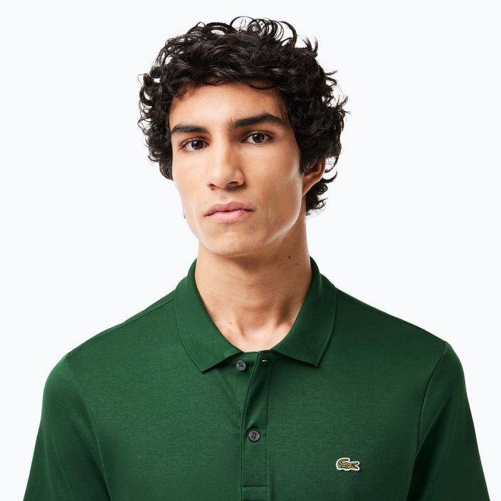 Lacoste ανδρικό πουκάμισο πόλο DH2050 πράσινο 4