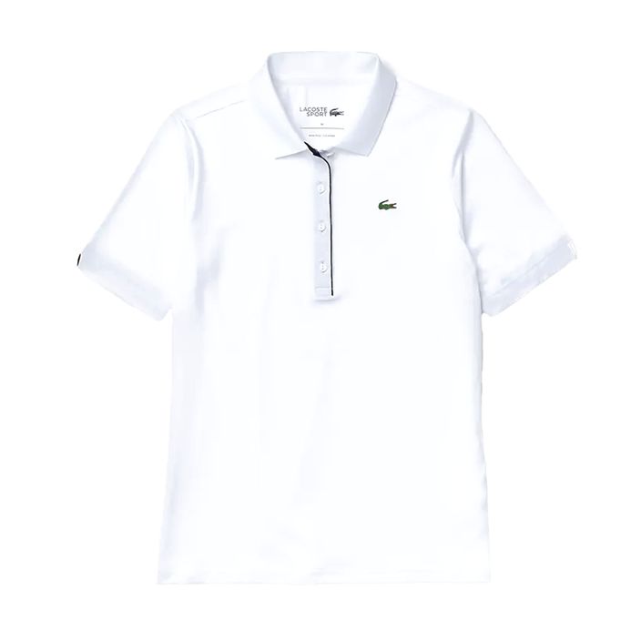 Lacoste γυναικείο μπλουζάκι πόλο τένις λευκό PF5179 2