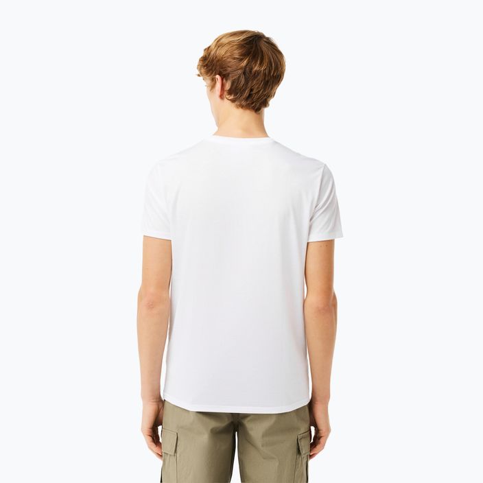 Lacoste ανδρικό t-shirt TH6709 λευκό 2