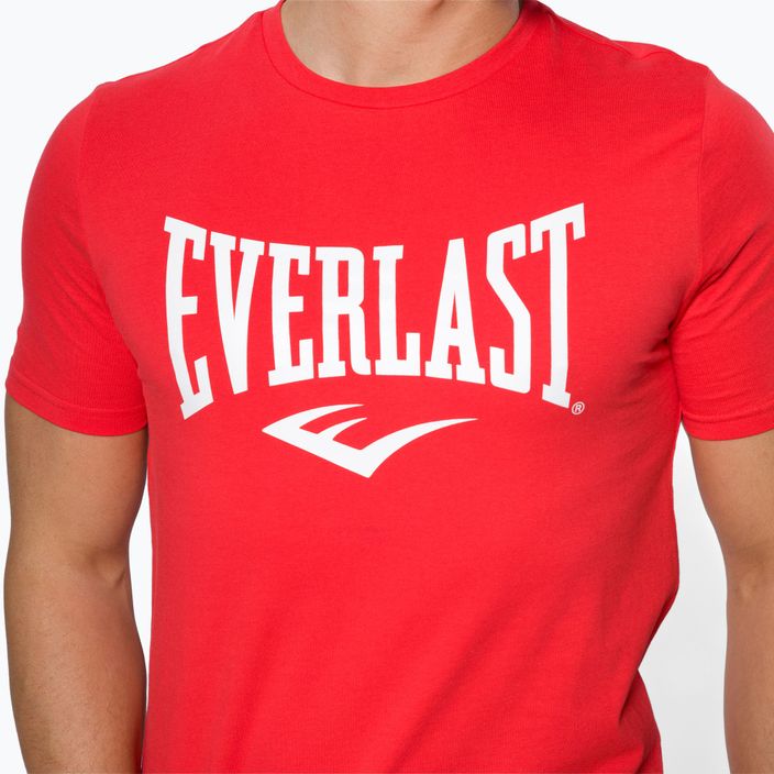 Ανδρικό μπλουζάκι προπόνησης Everlast Russel κόκκινο 807580-60 4
