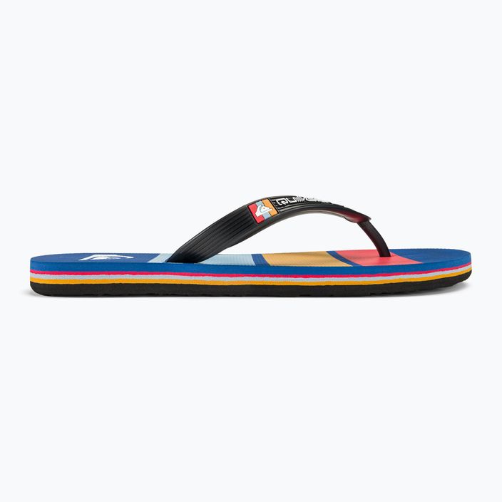 Ανδρικά σανδάλια Quiksilver Molokai Stripe μαύρο/κόκκινο/μπλε 2