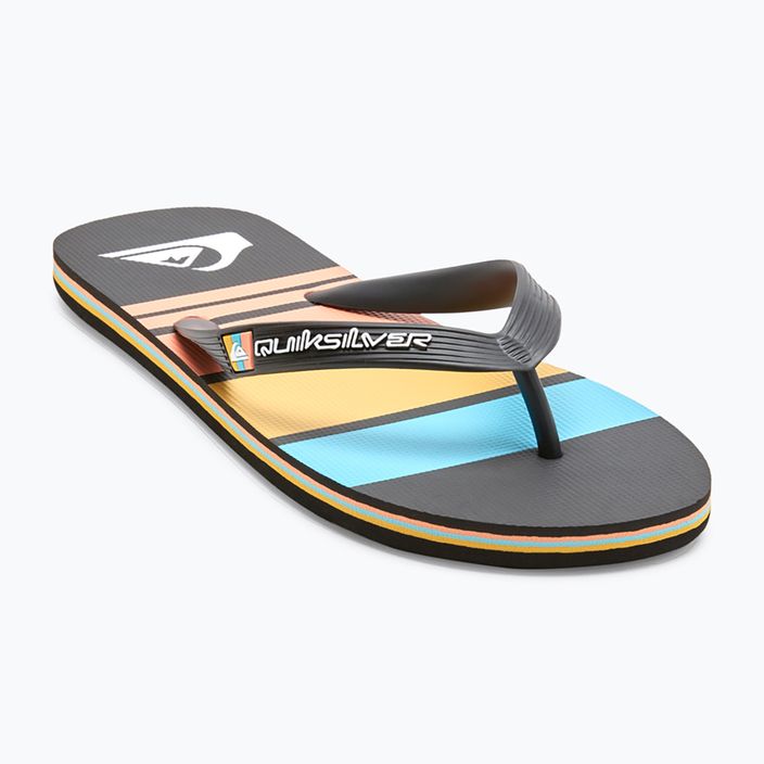 Ανδρικές σαγιονάρες Quiksilver Molokai Stripe μαύρες 1 8