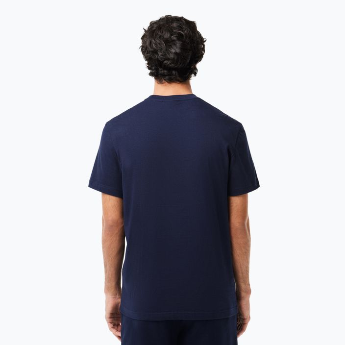 Lacoste ανδρικό T-shirt TH1285 navy blue 2