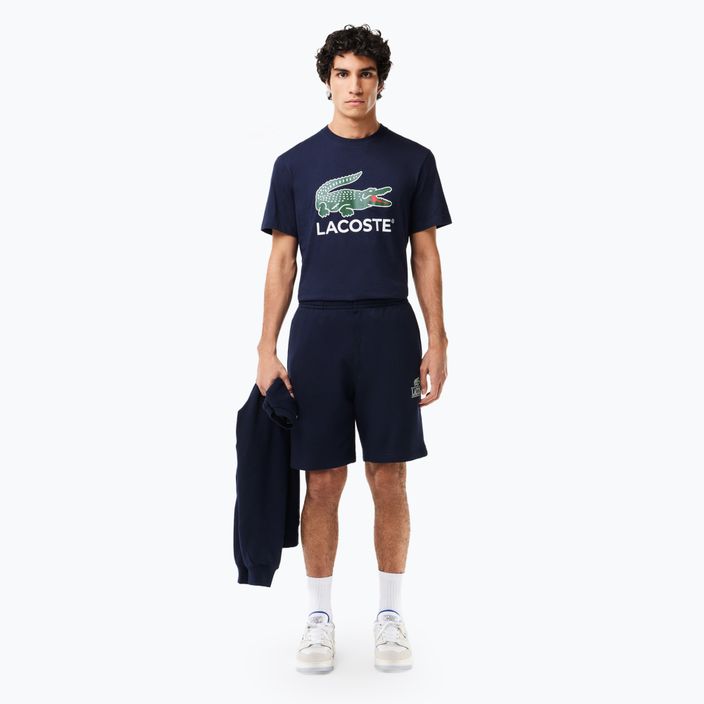 Lacoste ανδρικό T-shirt TH1285 navy blue 3