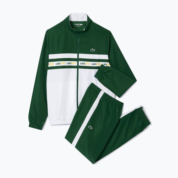 Lacoste ανδρική φόρμα τένις WH7567 πράσινο/λευκό 5