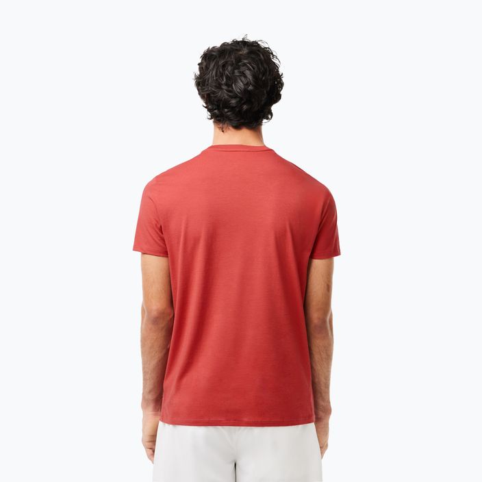 Lacoste ανδρικό t-shirt TH6709 sierra red 2