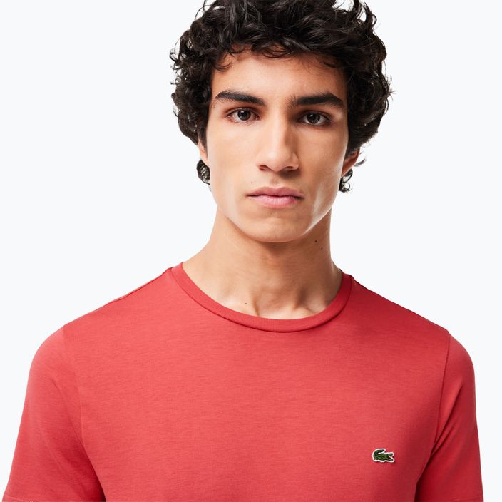 Lacoste ανδρικό t-shirt TH6709 sierra red 3