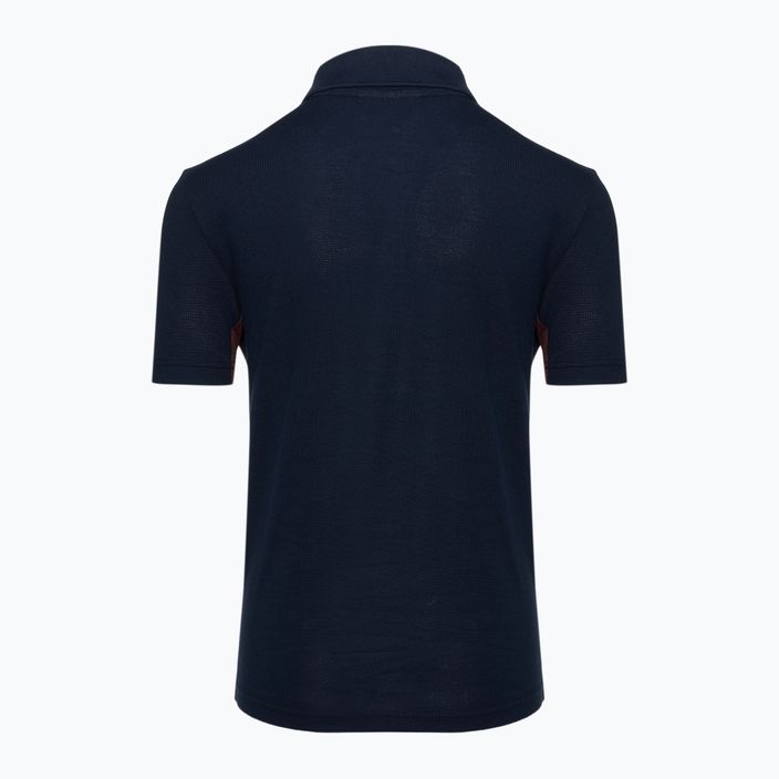 Lacoste παιδικό πουκάμισο πόλο PJ2479 navy blue-expresso 2