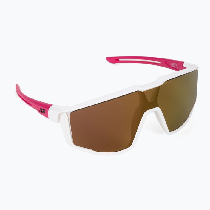 Julbo Fury S Spectron 3Cf ματ γυαλιστερό λευκό/ροζ παιδικά ποδηλατικά γυαλιά J5501110