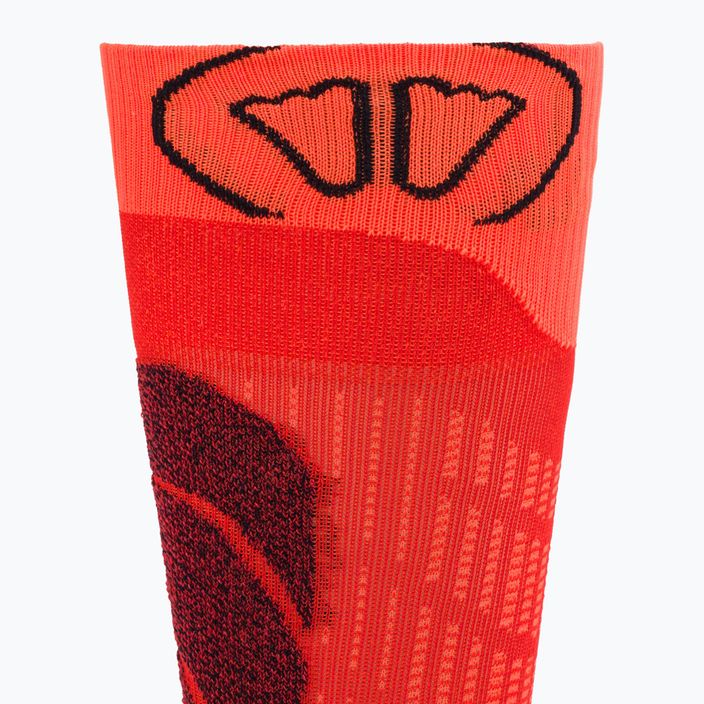 Παιδικές κάλτσες σκι SIDAS Ski Merino πορτοκαλί CSOSKMEJR22_REOR 5