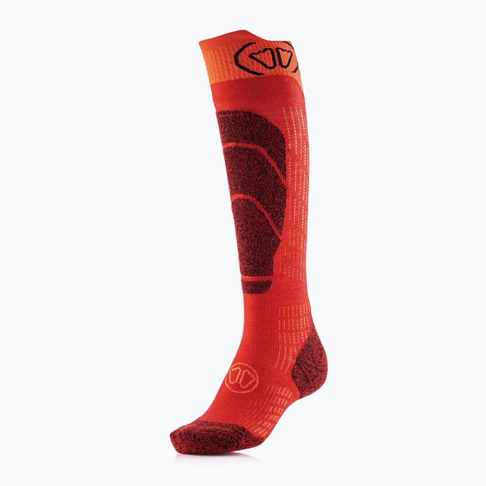 Παιδικές κάλτσες σκι SIDAS Ski Merino πορτοκαλί CSOSKMEJR22_REOR 6