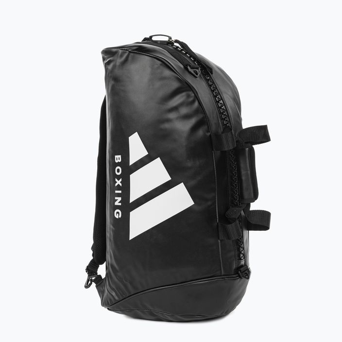 adidas 2 σε 1 Boxing M μαύρη/λευκή τσάντα προπόνησης 2