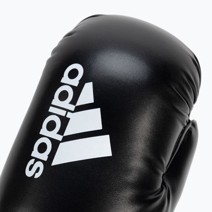 Adidas Point Fight Boxing Gloves Adikbpf100 μαύρο και άσπρο ADIKBPF100 5