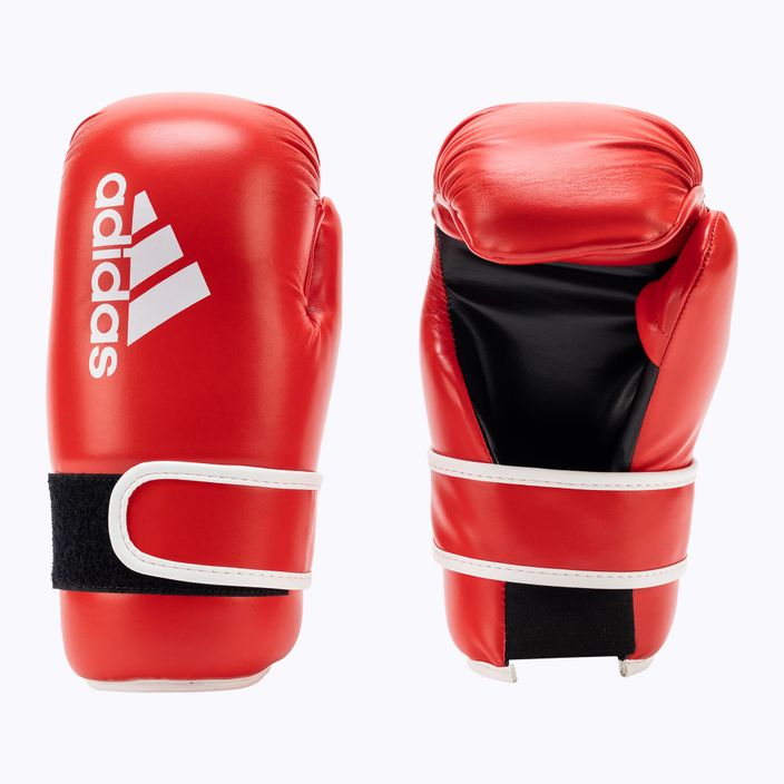 Γάντια πυγμαχίας adidas Point Fight Adikbpf100 κόκκινο και λευκό ADIKBPF100 5