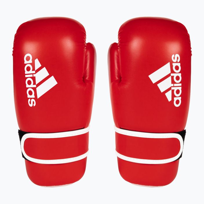 Γάντια πυγμαχίας adidas Point Fight Adikbpf100 κόκκινο και λευκό ADIKBPF100 2