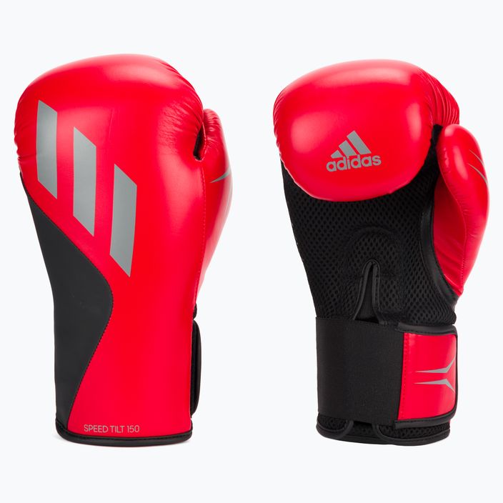 Γάντια πυγμαχίας adidas Speed Tilt 150 κόκκινα SPD150TG 3
