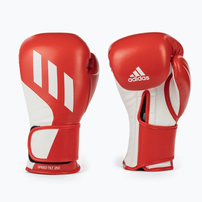 Γάντια πυγμαχίας adidas Speed Tilt 250 κόκκινα SPD250TG 3