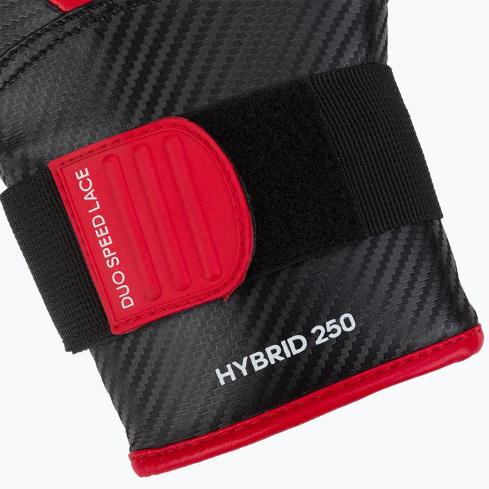 adidas Hybrid 250 Duo Lace κόκκινα γάντια πυγμαχίας ADIH250TG 6