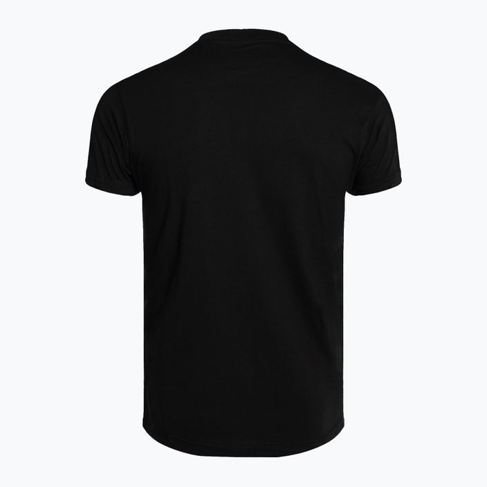 Ανδρικό t-shirt πυγμαχίας adidas μαύρο/λευκό 2