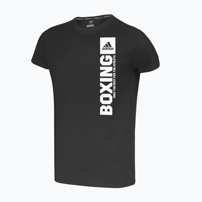 Ανδρικό t-shirt πυγμαχίας adidas μαύρο/λευκό 4