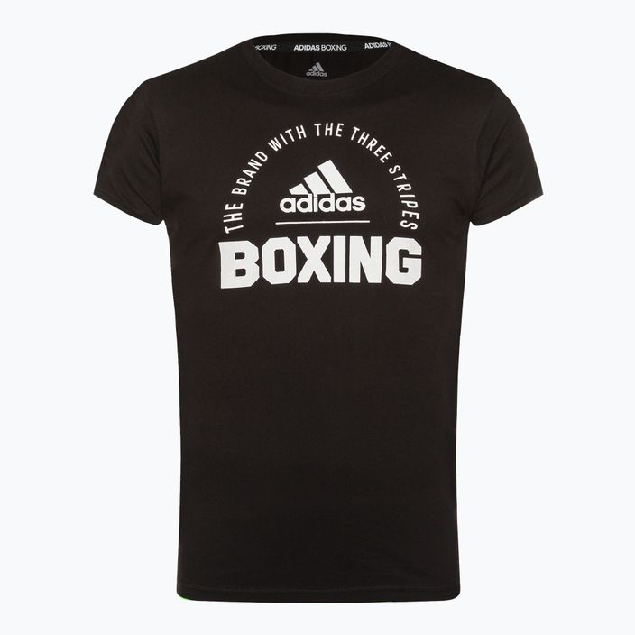 Ανδρικό μπλουζάκι adidas Boxing μαύρο/λευκό