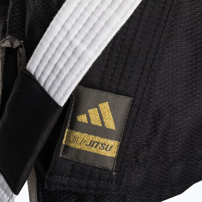 GI για Brazilian jiu-jitsu παιδικό adidas Rookie μαύρο/χρυσό 4