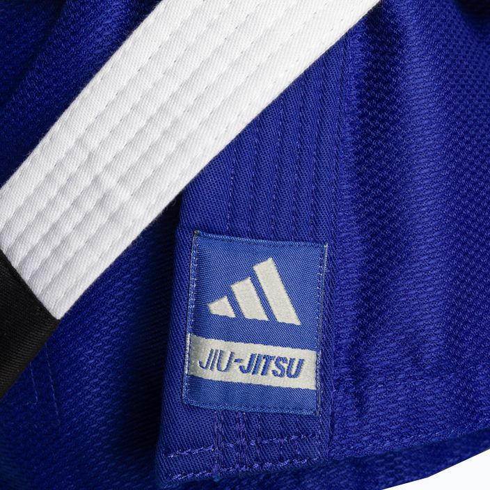 GI για Brazilian jiu-jitsu παιδικό adidas Rookie μπλε/γκρι 4