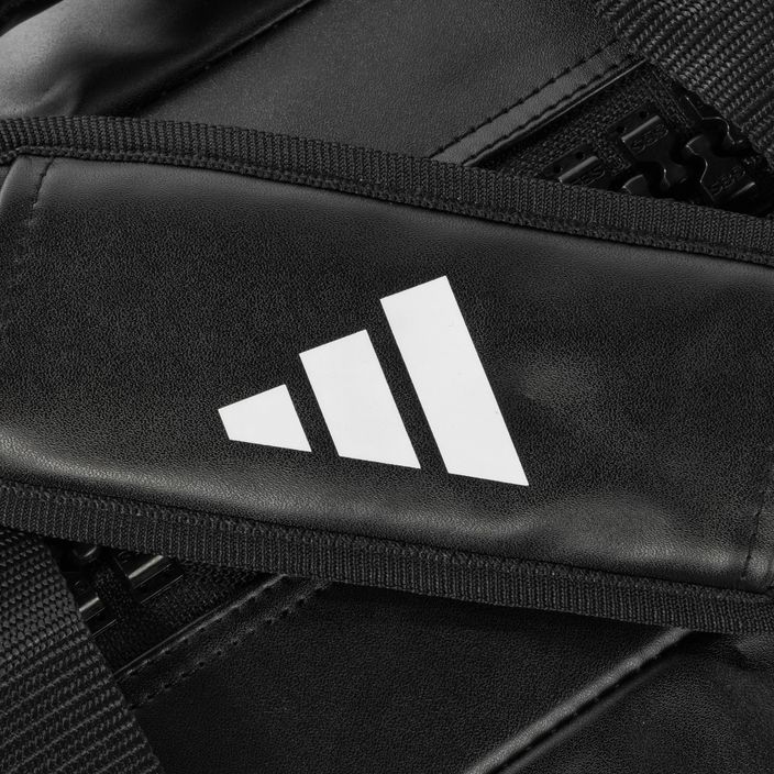 adidas 2 σε 1 Boxing 20 l τσάντα προπόνησης μαύρο/λευκό 6