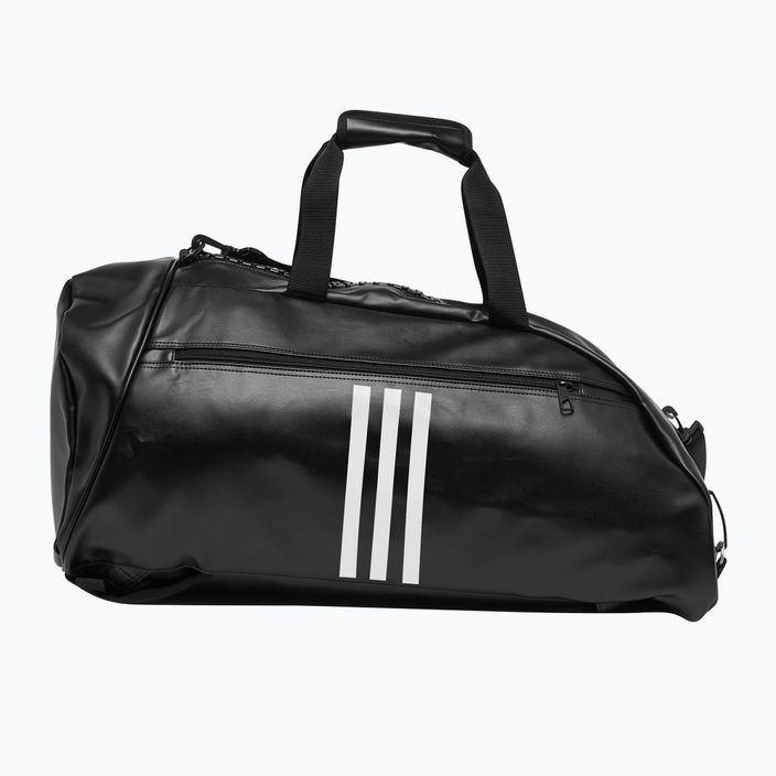 adidas 2 σε 1 Boxing 20 l τσάντα προπόνησης μαύρο/λευκό 9