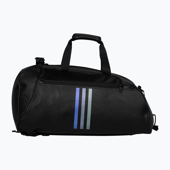 adidas τσάντα προπόνησης 20 l μαύρο/μπλε χρώμα 2