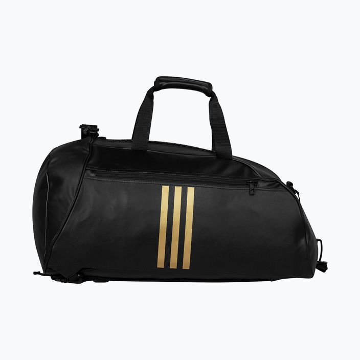 adidas τσάντα προπόνησης 50 l μαύρο/χρυσό 2