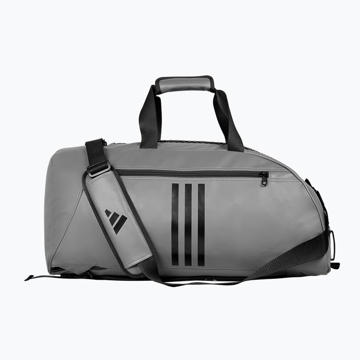 adidas τσάντα προπόνησης 65 l γκρι/μαύρο 2