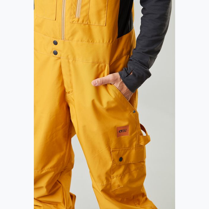 Ανδρικό παντελόνι σκι Picture Testy Bib 10/10 κίτρινο MPT124 3