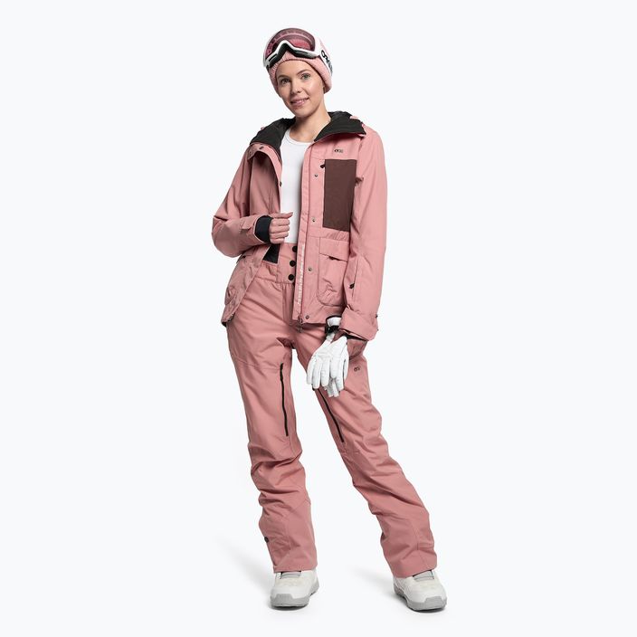 Picture Sany γυναικείο μπουφάν σκι 10/10 ροζ WVT271-B 2