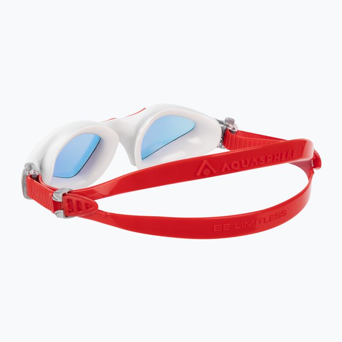 Aquasphere Kayenne γκρι/κόκκινα γυαλιά κολύμβησης EP2961006LMR 4