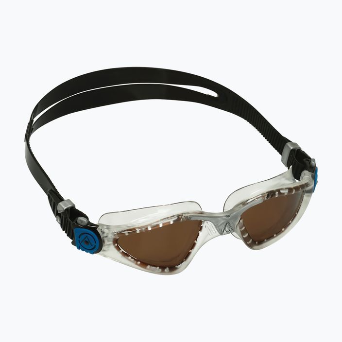 Γυαλιά κολύμβησης Aquasphere Kayenne διαφανή/ασημί/καφέ πολωτικά EP2960098LP 8