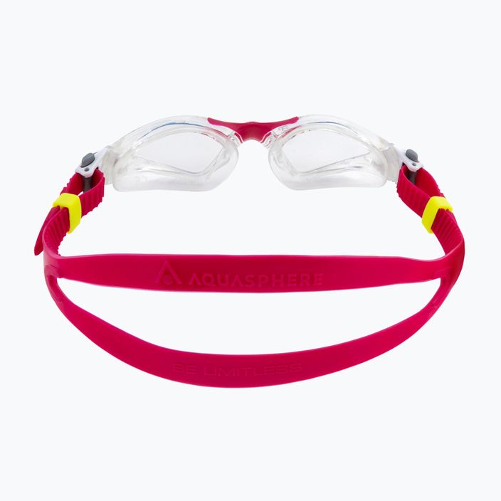 Παιδικά γυαλιά κολύμβησης Aquasphere Kayenne διαφανή/βατόμουρο/διαφανή EP2970016LC 5